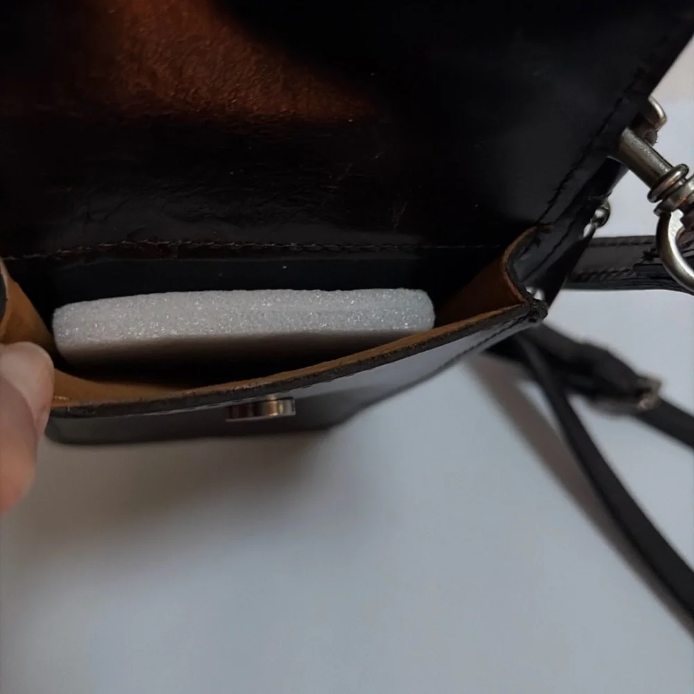 Patricia Nash Chiavella Phone Black Crossbody Bag Wallet NWOT - Picture 11 of 12